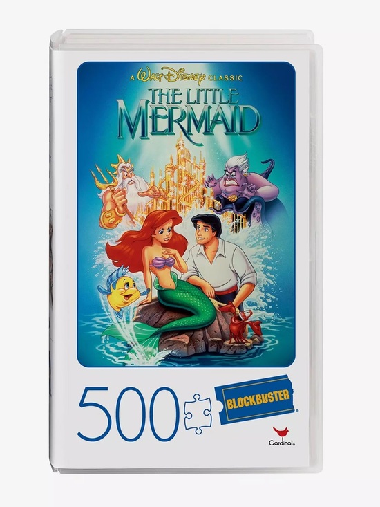 Disney Other - Disney The Little Mermaid Blockbuster VHS Case 500-Piece Puzzle